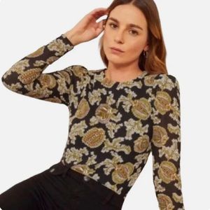 Reformation Talia Top Size Small